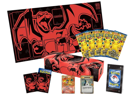 Pokémon 25th Anniversary Charizard Box (Tradional Chinese) — Sealed & Authentic
