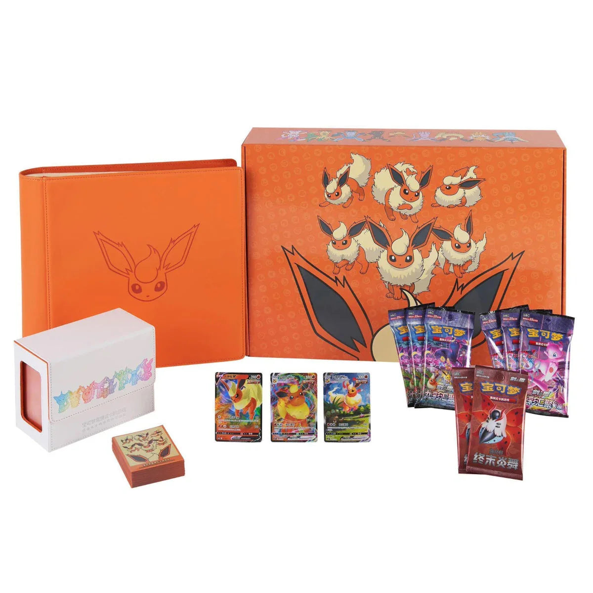 Eevee Advanced Gift Box — Flareon (Simplified Chinese) — Sealed & Authentic