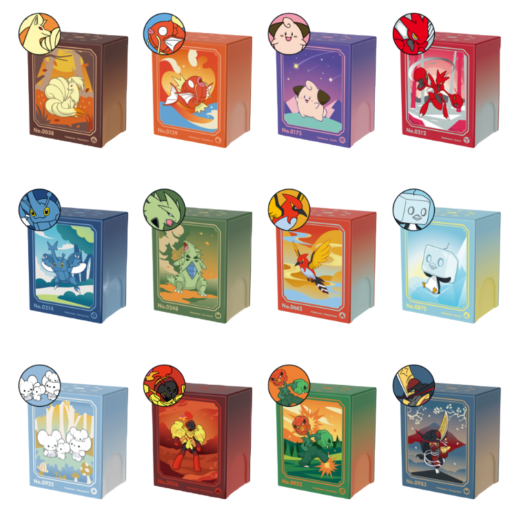 Pokémon Metal Deck Storage Box Set (Simplified Chinese) — Sealed & Authentic