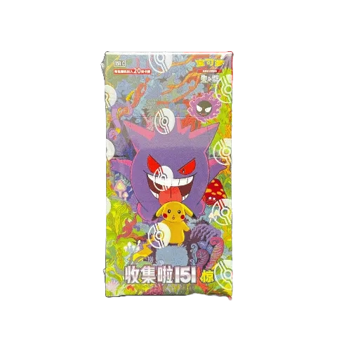 Pokémon 151 Vol. 3 (Simplified Chinese) — “Collect 151 • Surprise” JUMBO Booster Box — Sealed & Authentic