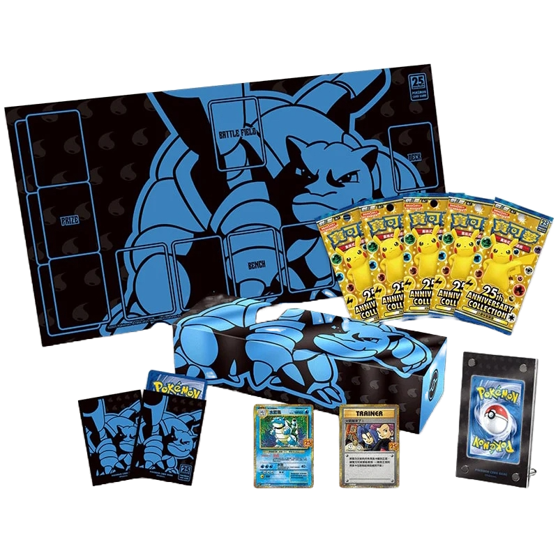 Pokémon 25th Anniversary Blastoise Box (Traditional Chinese) — Sealed & Authentic